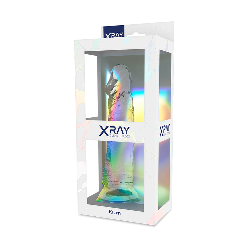 Xray clear dildo transparente 19cm x 4cm-6