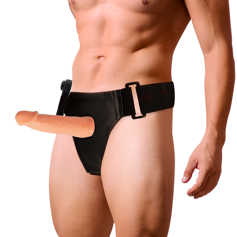 Harness attraction árnes hueco willian con vibrador 17 x 4.5cm-1