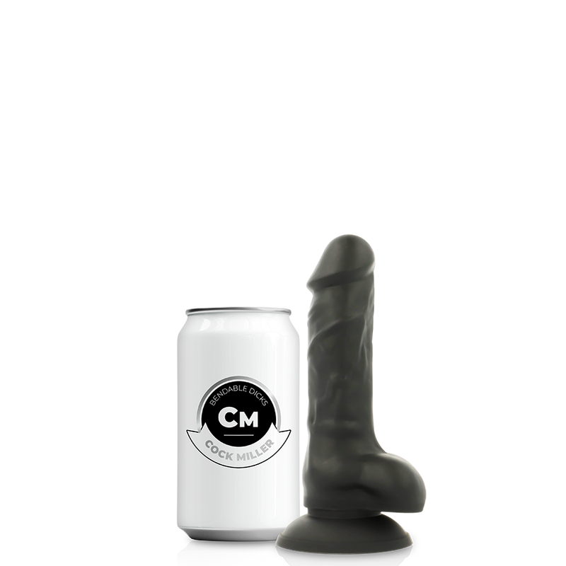 Cock miller silicone density cocksil articolabile nero 13cm-6