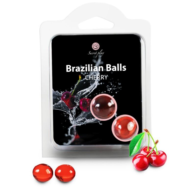 Palline brasiliane cherry set 2 palline-0