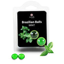 Palline brasiliane menta set 2 palline-0