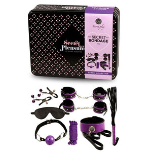 Kit Bondage Secretplay Secret Bondage Set 8 Pz Nero/Viola