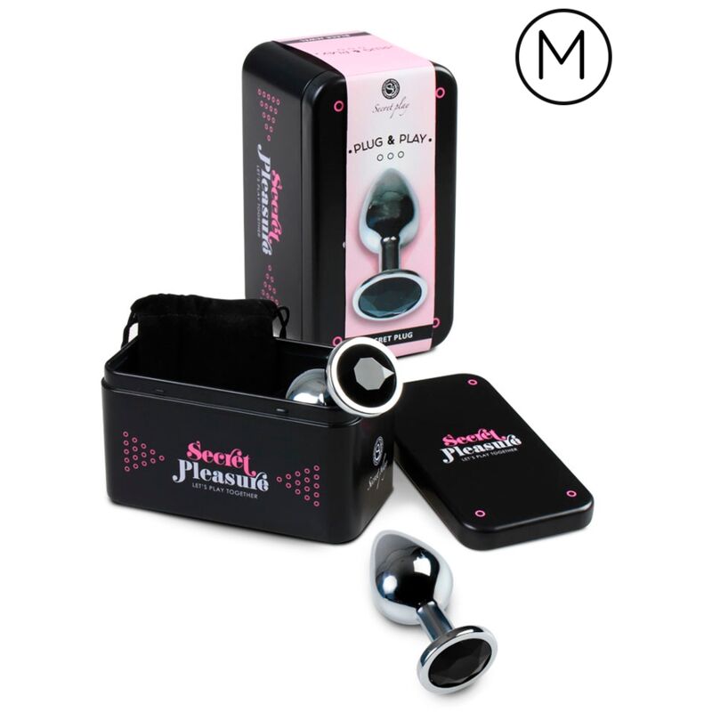 Secretplay anal plug negro m-1