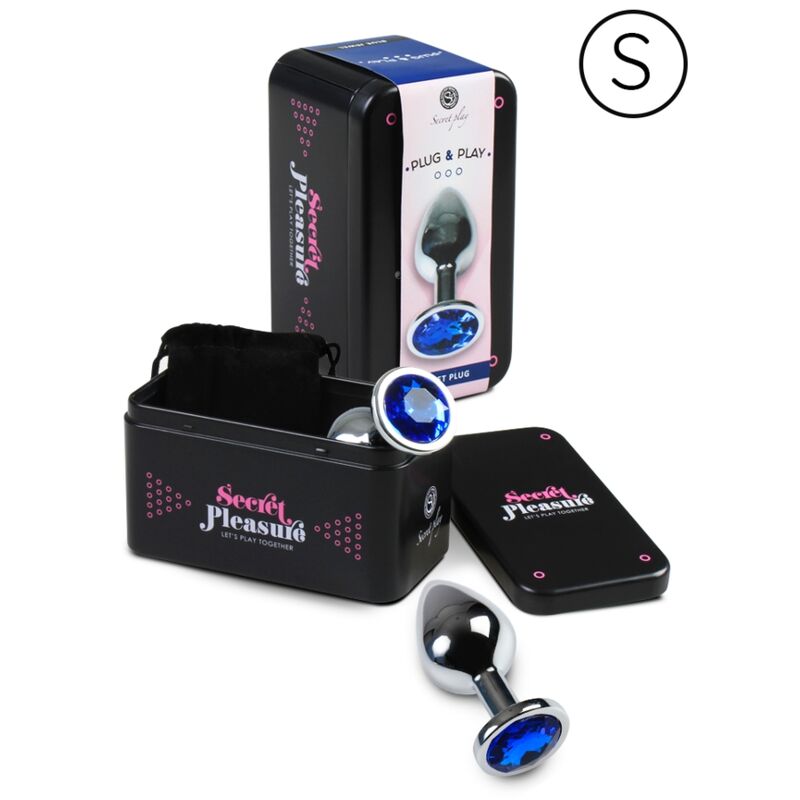 Secretplay anal plug azul s-1