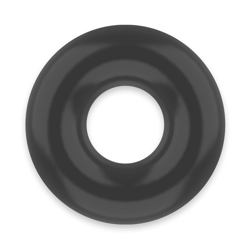 Anello super flessibile resistente alimentatore 4,5 cm nero-0