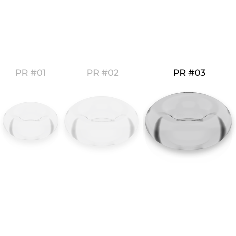 Anello super flessibile resistente alimentazione 5cm pr03 trasparente-5