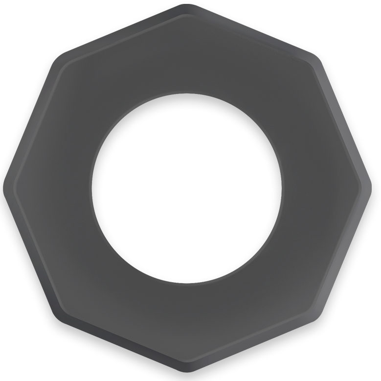 Anello super flessibile resistente alimentazione 5cm pr10 nero-6