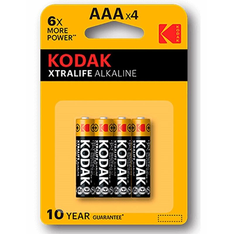 Batteria alcalina kodak xtralife aaa lr03 blister * 4-0