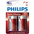 Philips power alkaline pila d lr20 blister * 2-0