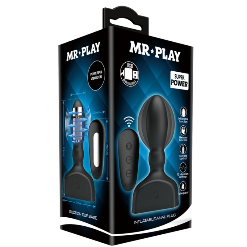 Pretty love mr play plug anal hinchable  12.1 cm