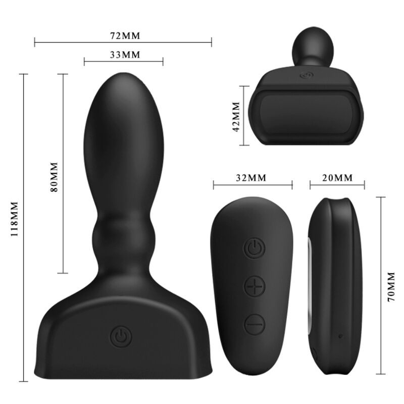 Pretty love mr play plug anal hinchable  12.1 cm