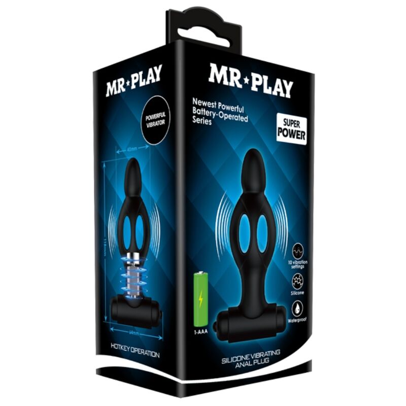 Pretty love mr play plug anal con vibraciÓn 11.8 cm