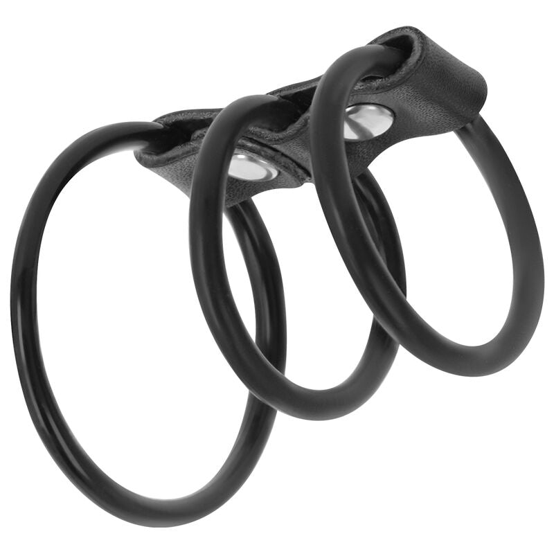 Darkness flexible cock rings set of 3-1
