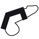 Darkness adjustable leather penis and testicles ring-3