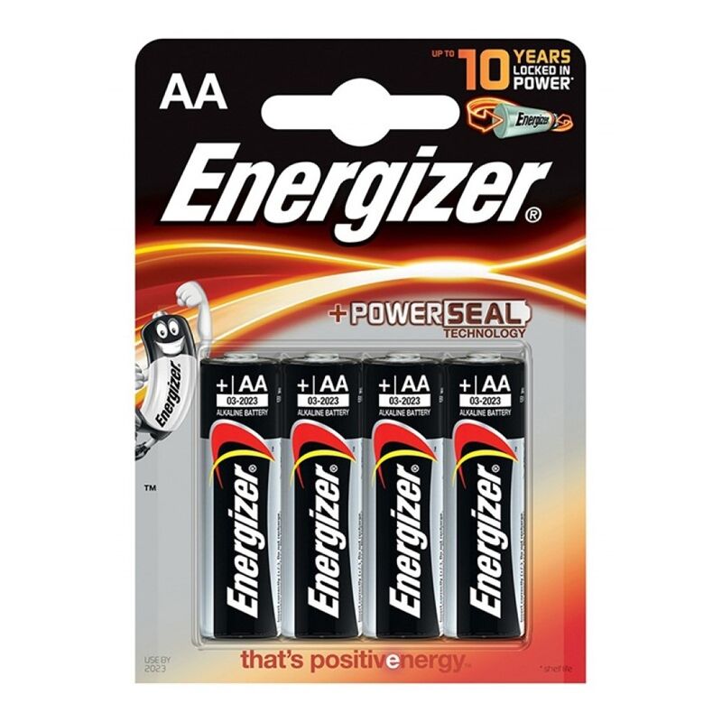 Energizer alkaline power batteria alcalina aa lr6 blister * 4-0