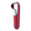 Satisfyer dual love vibrador y succionador con aire pulsado rojo-4