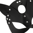Coquette chic desire maschera in pelle vegana con orecchie di gatto-3