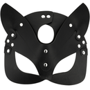 Coquette chic desire maschera in pelle vegana con orecchie di gatto-4