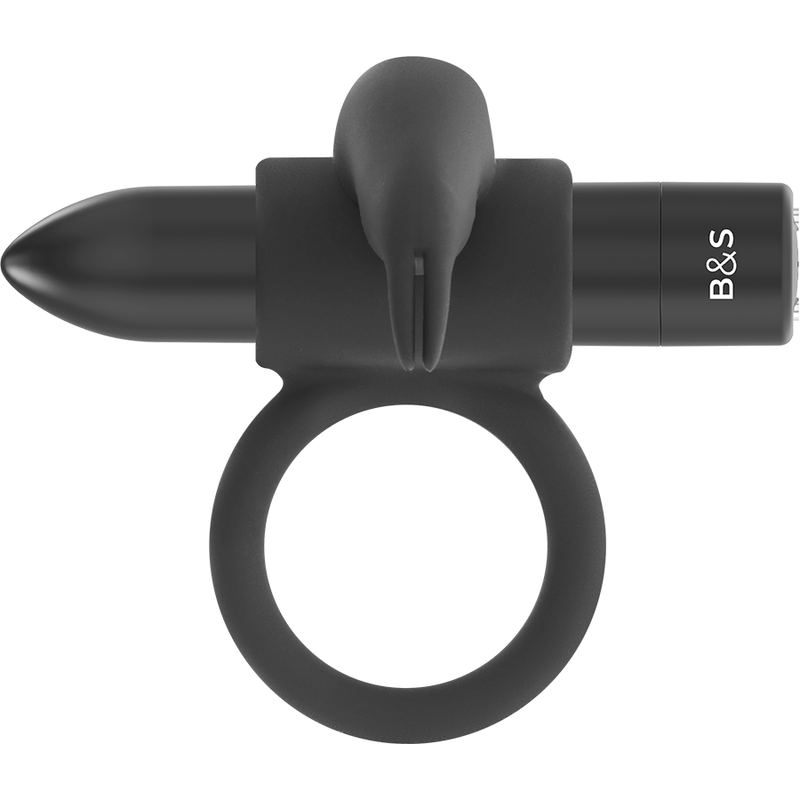 Black&silver burton vibrating ring 10 modes black-5