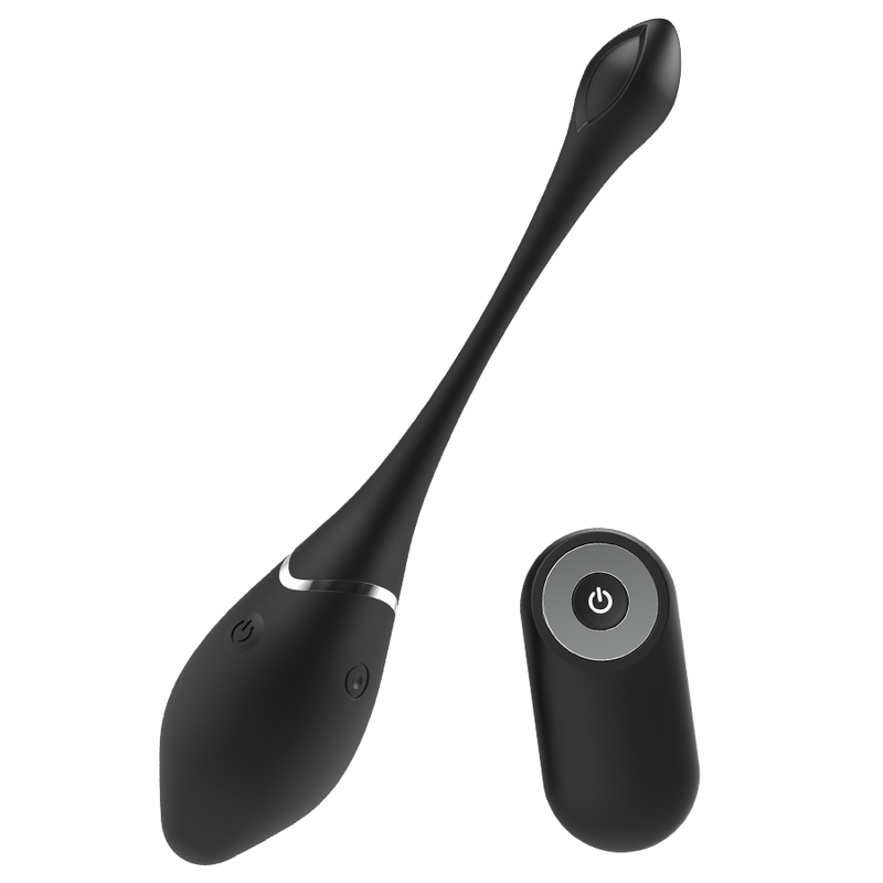 Black&silver jenell rechargeable vibrating egg-4
