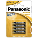 Batteria bronzo panasonic aaa lr03 4u-0