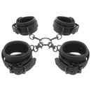 Fetish submissive set esposas manos y tobillos con forro de nopreno-1