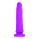 Delta club toys arnes + dong silicone viola 20 x 4 cm-3