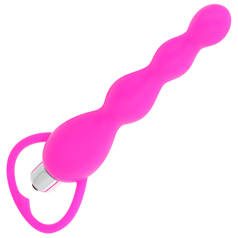 Ohmama vibrating butt plug - fuchsia-1