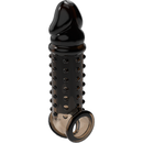 Estensione del pene virilxl manicotto extra comfort v11 nero-1