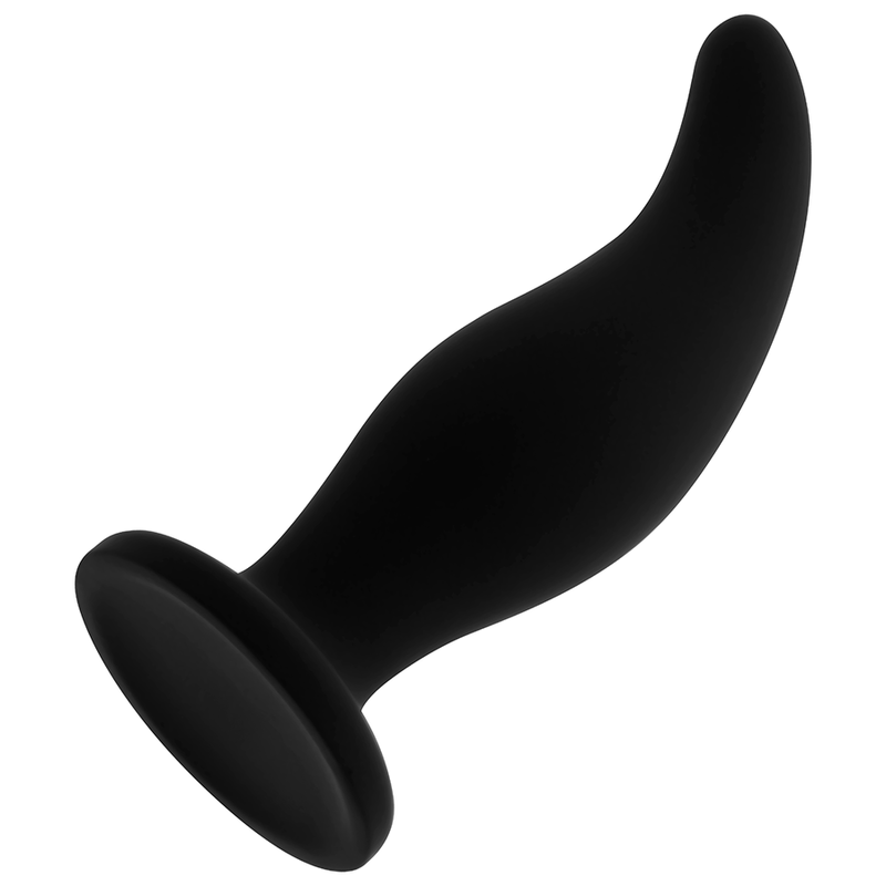 Ohmama plug anal silicona curvado punto p 12 cm-1