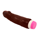 Waves of pleasure vibrator 19.5 cm brown-1
