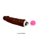 Waves of pleasure vibrator 19.5 cm brown-3