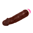 Waves of pleasure vibrator 19.5 cm brown-4
