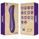 Vibratore ricaricabile in silicone punto "k" womanvibe mandy-5
