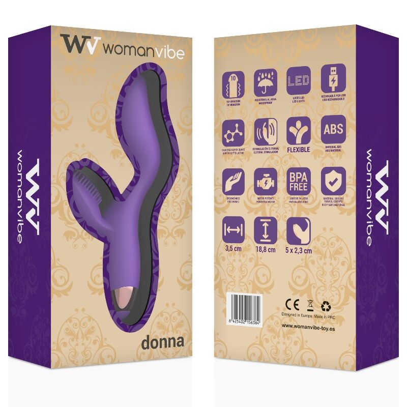 Vibratore in silicone ricaricabile womanvibe donna-6