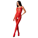 Passion woman bs078 bodystocking talla unica rojo-0