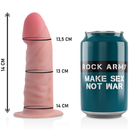 Rockarmy arnes + dual density tiger dildo realista 14cm-4