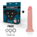 Rockarmy harness + liquid silicone dildo premium avenger 19cm-1