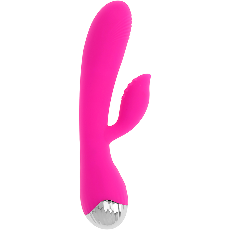 Ohmama vibrador recargable con rabbit 10 modos de vibración 19 cm-1