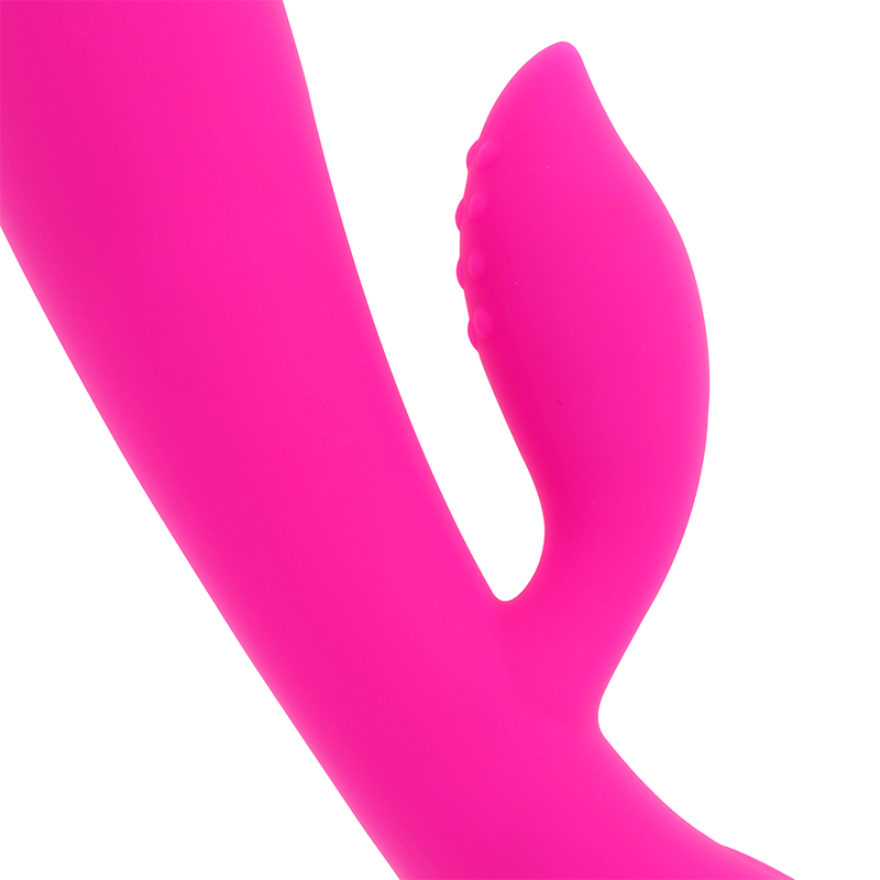 Ohmama vibrador recargable con rabbit 10 modos de vibración 19 cm-3