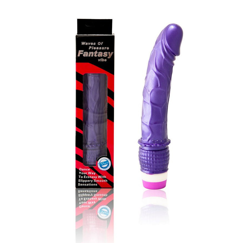 Waves of pleasure vibrator 23 cm purple-1