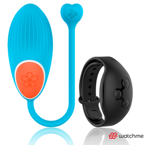 Ovetto vibrante Wearwatch egg wireless tecnologia watchme blu e nero
