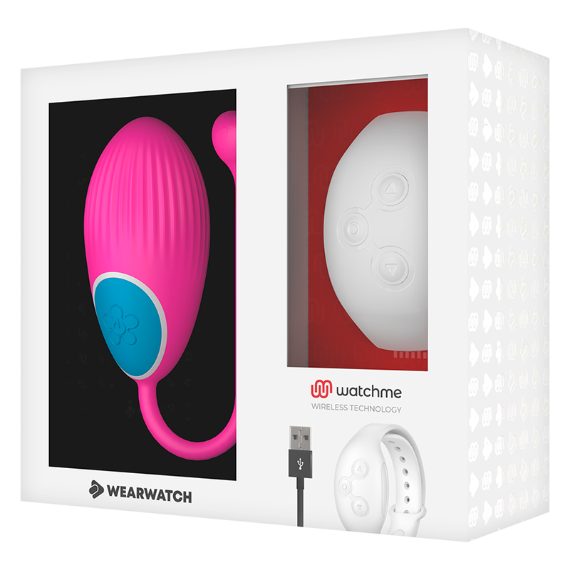 Wearwatch egg wireless technology watchme fuchsia / snowy-5