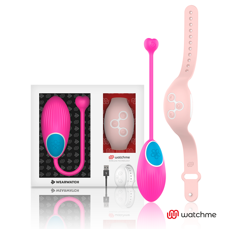 Wearwatch egg wireless technology watchme fuchsia / soft pink-1