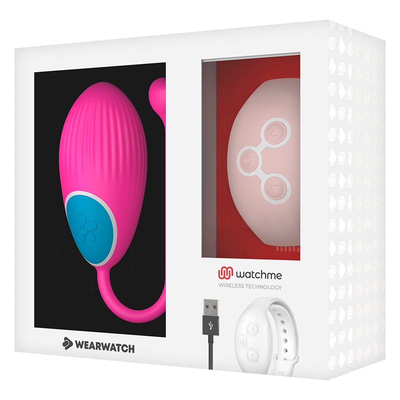 Wearwatch egg wireless technology watchme fuchsia / soft pink-6
