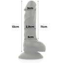 Imbracatura cock miller + cocksil densita'' silicone articolabile nero 13 cm-9