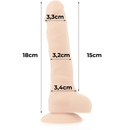 Imbracatura cock miller + cocksil articolabile densità silicone 18 cm-9
