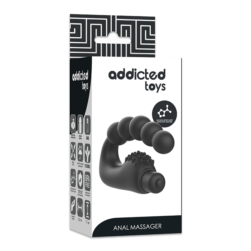 Addicted toys anal massager prostatico con vibrazioni-3