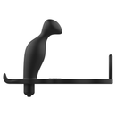 Plug anale di giocattoli addicted con anello in silicone nero-2