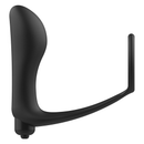 Plug anale vibrante di giocattoli didattici con anello del pene-2